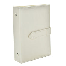 Pu leather Stud Earrings collection book pattern portable jewelry display creative jewelry storage box EF8