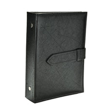 Pu leather Stud Earrings collection book pattern portable jewelry display creative jewelry storage box EF8