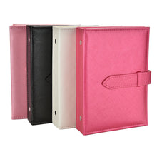 Pu leather Stud Earrings collection book pattern portable jewelry display creative jewelry storage box EF8