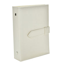 Pu leather Stud Earrings collection book pattern portable jewelry display creative jewelry storage box EF8