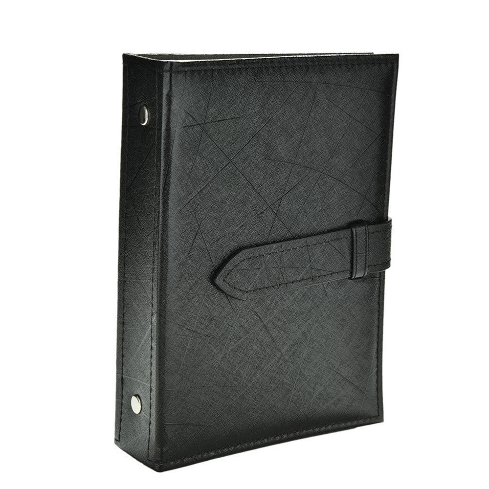 Pu leather Stud Earrings collection book pattern portable jewelry display creative jewelry storage box EF8