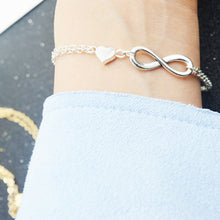 jewelry bracelet femme charm Infinity h  bracelet gift Lucky 8   Heart Bracelet Pendant bangles bracelet EF8
