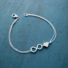 jewelry bracelet femme charm Infinity h  bracelet gift Lucky 8   Heart Bracelet Pendant bangles bracelet EF8