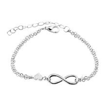 jewelry bracelet femme charm Infinity h  bracelet gift Lucky 8   Heart Bracelet Pendant bangles bracelet EF8