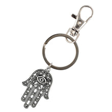 key chain Silver Hamsa Keychain Evil Eye H  Keychain Charm Choker Choker Buddha Crescent Moon EF8