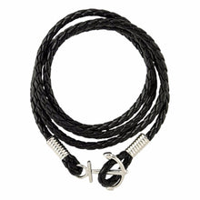 PU Leather Men Bracelet Jewelry Man Anchor Bracelet Wristb  Charm Braclet For Male Accessories H  Cuff EF8