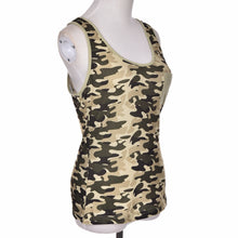 S-XXL Women Camouflage Tank Tops Lady Army Camo Sleeveless Vest Top Off Shoulder Camouflage T-Shirt Blouse with Pocket EF8