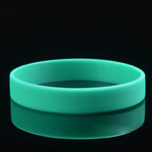 Trendy Silicone Rubber Flexible Wristb  Wrist B  Cuff Bracelet Bangle For Women Men EF8