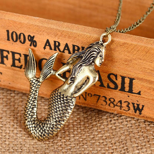 S Vintage Bronze Gold Silver Jewelry Little Mermaid 30