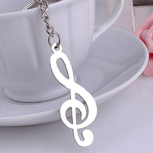 S of Keychain metal musical note keychain for car music symbol key ring Gifts For Men Women  EF8