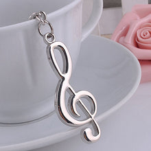 S of Keychain metal musical note keychain for car music symbol key ring Gifts For Men Women  EF8