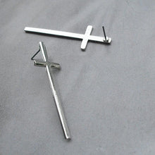Cross Earrings Cross Stud Earrings Cross Ear Stud Women   Men Jewelry Silver Gold Black Colors EF8
