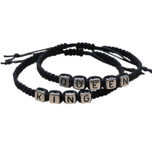 Adjustable Couples Bracelets set King   Queen Bracelet H made Lovers Bracelets  EF8