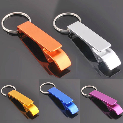 Aluminum Materials R om Color Creative Design Small-clawed Bar Drinks Beer Bottle Opener Keychain Ring EF8