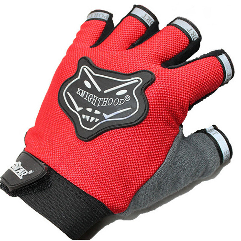 Bike Cycle Cycling Antiskid Silicone Gel Half Finger Gloves Outdoor Sports Climbing Bicycle EF8