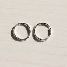 Hoop Earrings Silver Small Thin Smooth Circle Earrings Loop Earrings for Women Jewelry EF8