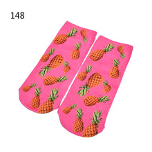 Cute fruit color cotton sock  style women's slippers socks women's thin sock EF8