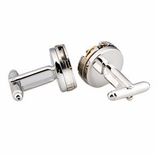 Jewelry Classic Shirt Cufflinks For Men Silver Mechanical Watch Movement Cuff Buttons Business Cufflinks EF8