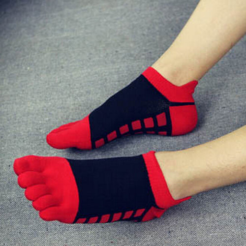 Mens Toe Socks Cotton Five Fingers Socks Casual Socks with Toes Ankle Socks 5 colors EF8