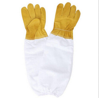 Protective Beekeeping Gloves Goatskin Bee Keeping Vented Long Sleeves Beekeeping Tools The Beekeeper Prevent Tools EF8