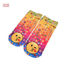 Quality Socks 3D Printing Women Sock Emoji Pattern Cute Feminina Funny Low Ankle Socks EF8