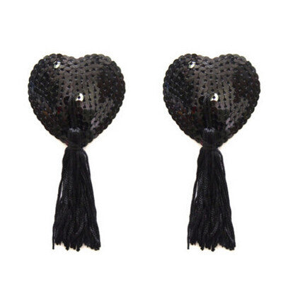 Sexy Sex Product Toys Women Lingerie Sequin Tassel Breast Bra Nipple Cover Pasties Stickers Petals EF8