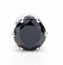 White Black Magnetic Magnet Ear Stud Earrings Easy Use Crystal Stone Stud Earrings For Women Men Clip On No Ear Hole Gift EF8