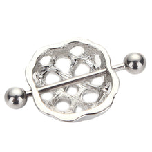 12g Surgical Steel Nipple Ring Piercing Shield Clip On Nest Ring Shape Women Body Jewelry  EF8
