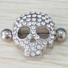 316L Surgical Steel Nipple Jewelry Skull Design Nipple Shield Nipple Ring Body Jewelry Nipple Piercing EF8