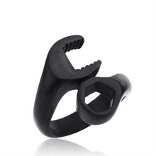 316L Titanium Stainless Steel Punk Biker Wrench Man Rings Jewelry Man Ring EF8