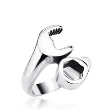 316L Titanium Stainless Steel Punk Biker Wrench Man Rings Jewelry Man Ring EF8