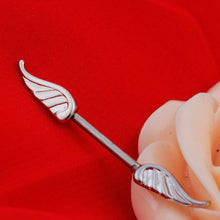 Angel Wings Feather Alloy Nipple Shields Ring Bar Barbell Body Piercing Jewelry  EF8