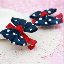 Big bow dot children kids baby girls hair accessories clip hairpins barrettes headwear flower Boutique EF8