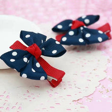 Big bow dot children kids baby girls hair accessories clip hairpins barrettes headwear flower Boutique EF8