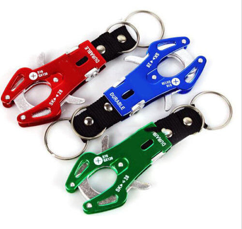 Climb Hook Carabiner Clip Lock Keyring Keychain Key Ring Colorful Durable Multifunction For Hiking Camping Climbing EF8