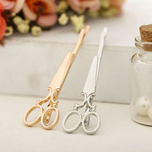 Cool Simple Head Jewelry Hair Pin Gold Scissors Shears Clip For Hair Tiara Barrettes Accessories Headdress For Girl Women EF8