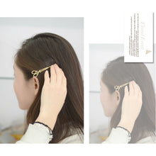 Cool Simple Head Jewelry Hair Pin Gold Scissors Shears Clip For Hair Tiara Barrettes Accessories Headdress For Girl Women EF8