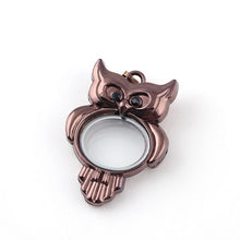 Crystal Pendant Necklace Jewelry Crystal Colorful Owl Pendants Women Lady EF8