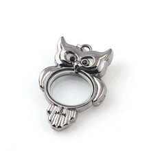 Crystal Pendant Necklace Jewelry Crystal Colorful Owl Pendants Women Lady EF8