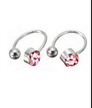 Ear Clip Cuff Wrap Earrings Crystal Rhinestone Nose No piercing Clip on Women Men Party Jewelry EF8