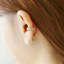 Ear Cuff Wrap Rhinestone Cartilage Clip On Earring EF8