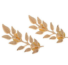 Exquisite Leaf Collar Pin Brooch  Europe   America leaves retro shirt creative golden brooch  EF8