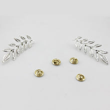 Exquisite Leaf Collar Pin Brooch  Europe   America leaves retro shirt creative golden brooch  EF8