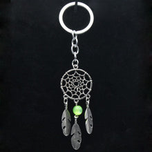 Dream Catcher Key Chain Silver Ring Feather Tassels Keyring Keychain For Gift Indian Style  EF8