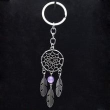 Dream Catcher Key Chain Silver Ring Feather Tassels Keyring Keychain For Gift Indian Style  EF8