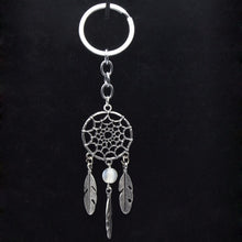 Dream Catcher Key Chain Silver Ring Feather Tassels Keyring Keychain For Gift Indian Style  EF8