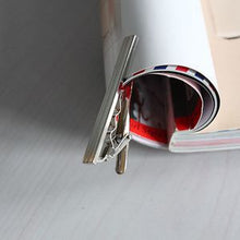 Metal Silver Color Simple Necktie Tie Bar Clasp Clip Clamp Pin For Men EF8