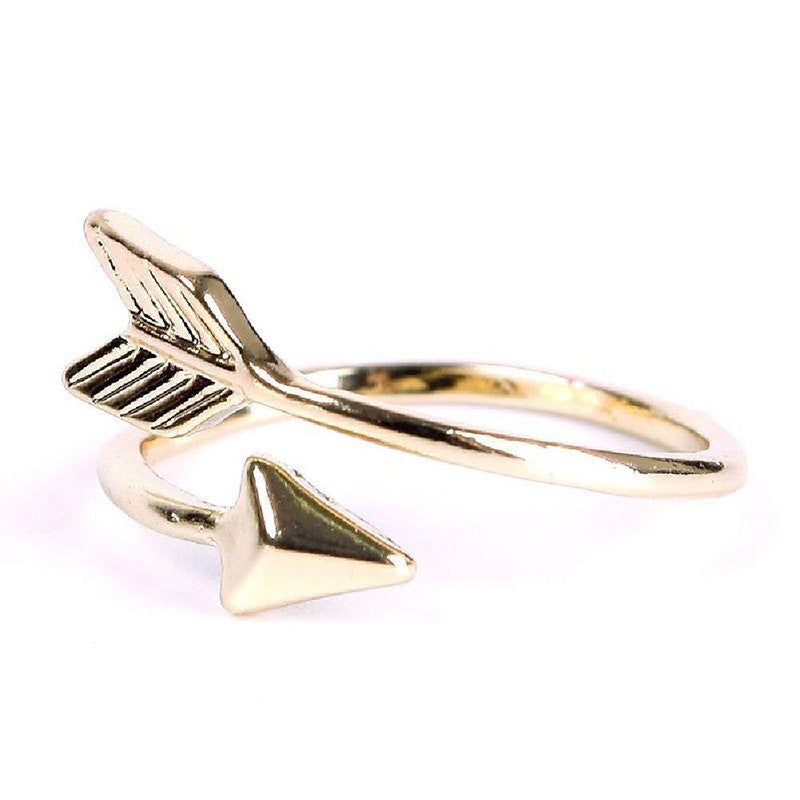 Rings Brass Small Arrow Wedding Rings for Women Gift in Party EF8
