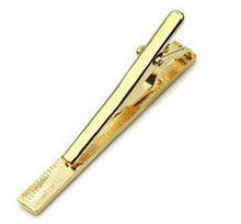 Gold Color Men Alloy Necktie Tie Clasps Clip Pin Bar Wedding Gifts  EF8