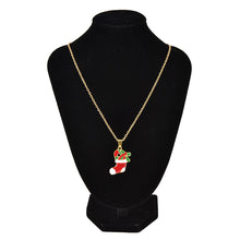 Gold Plated H made Jewelry Accessories Charm Red Boots Pendant Jewelry Sets Long Chain Necklace   Earrings EF8